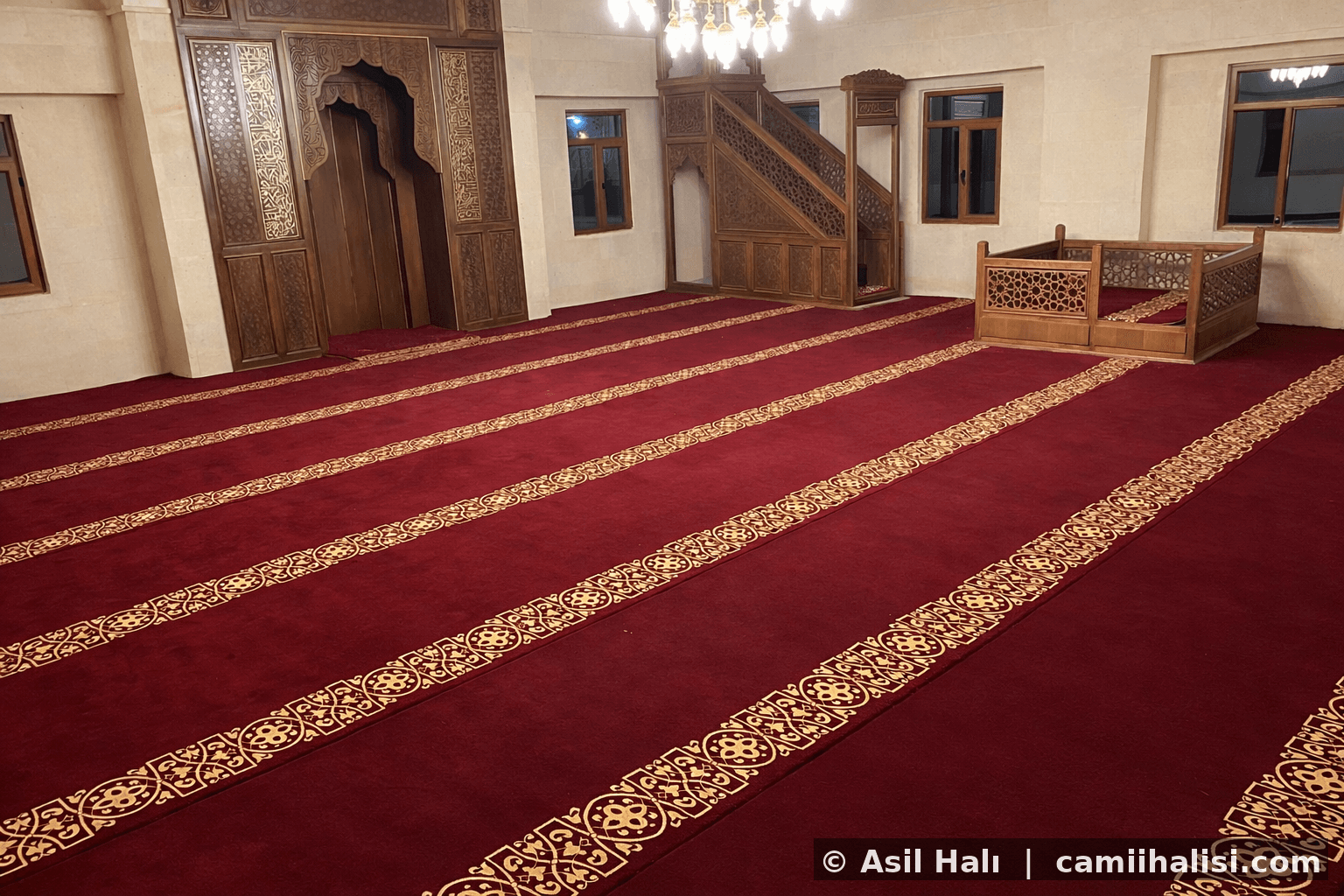 Cami halısı koleksiyon modeli 21 — özel boyut ve renk üretim