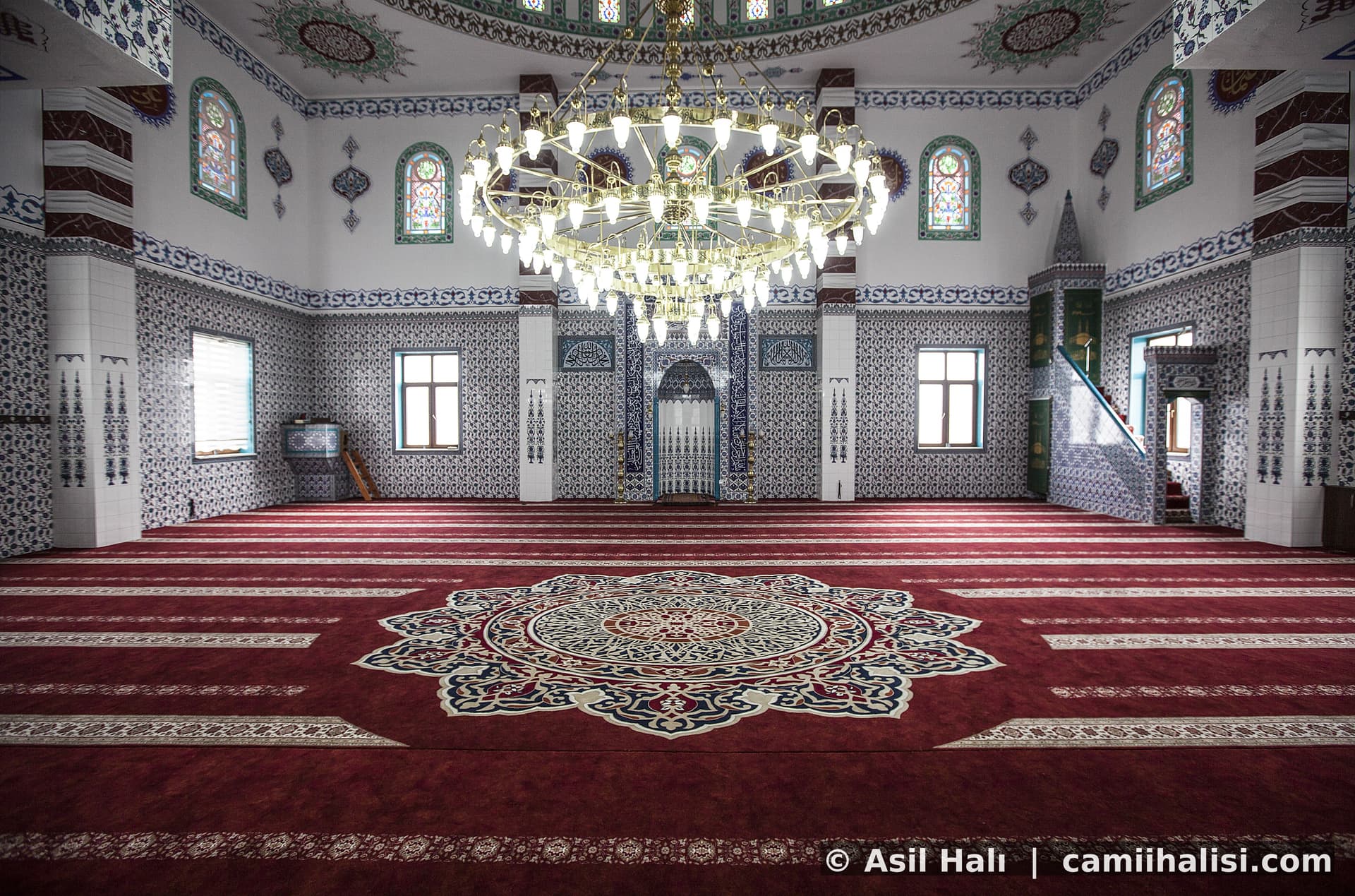 Asil Halı tamamlanan cami projesi