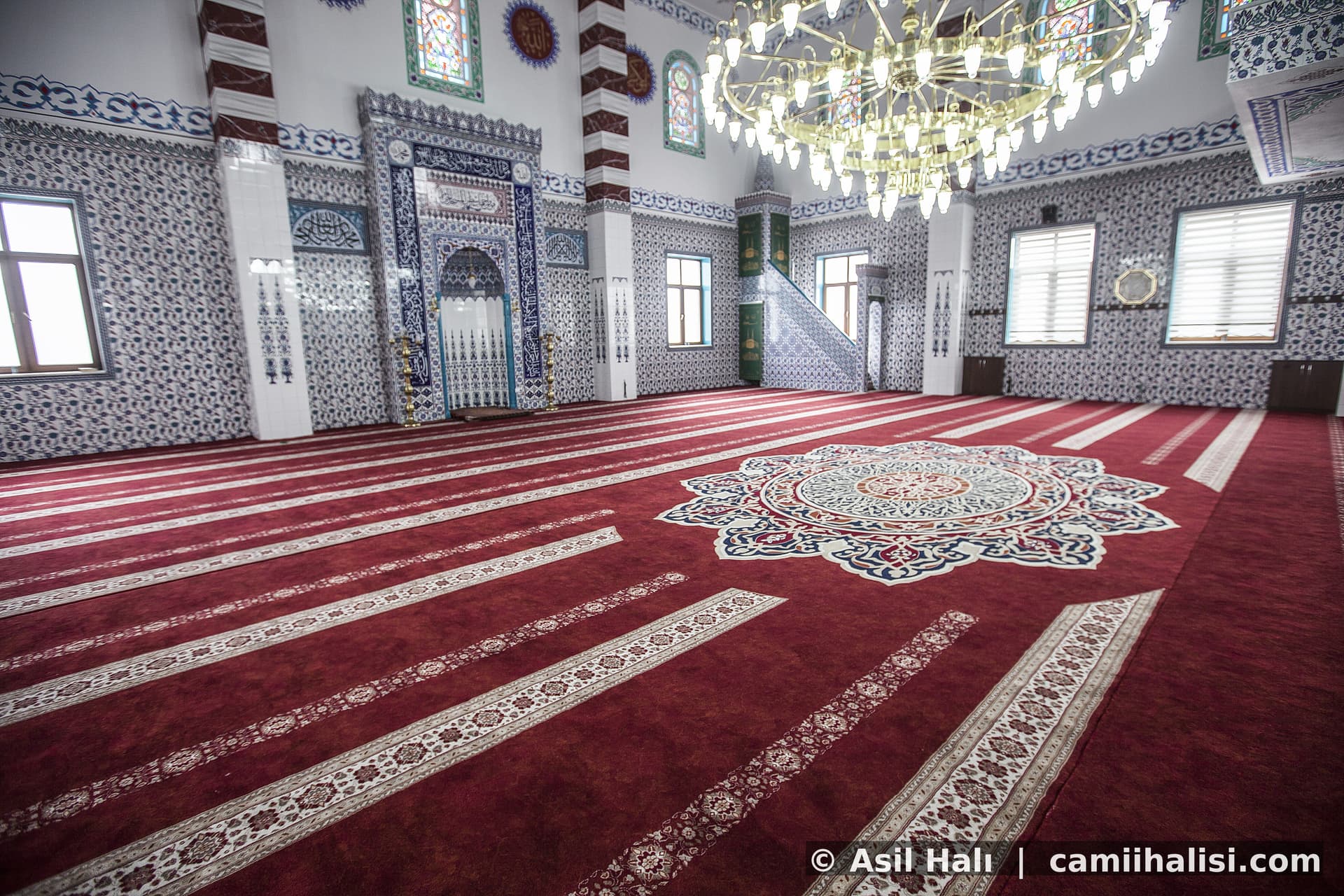 Tamamlanan cami halısı projesi 1