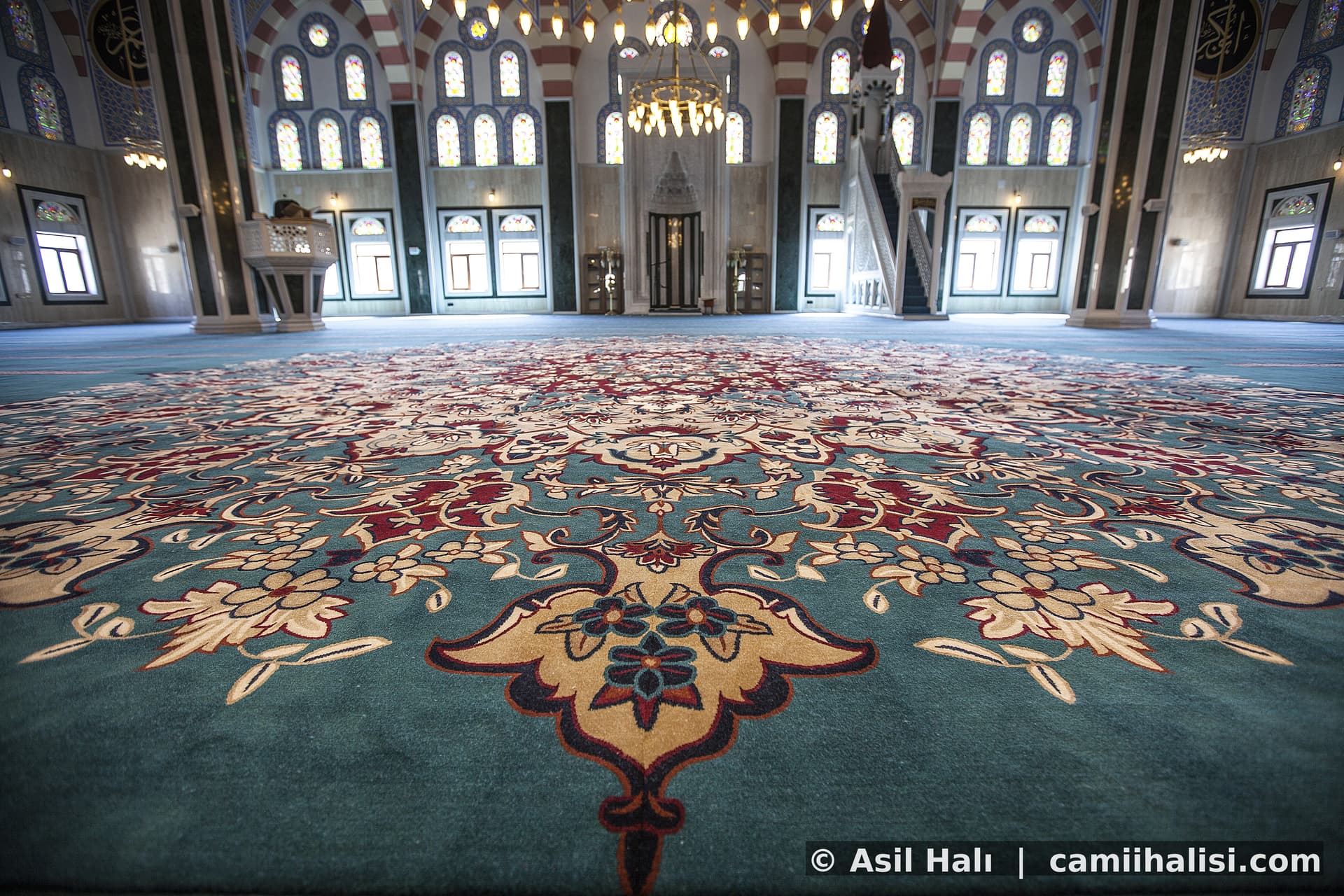 Tamamlanan cami halısı projesi 4