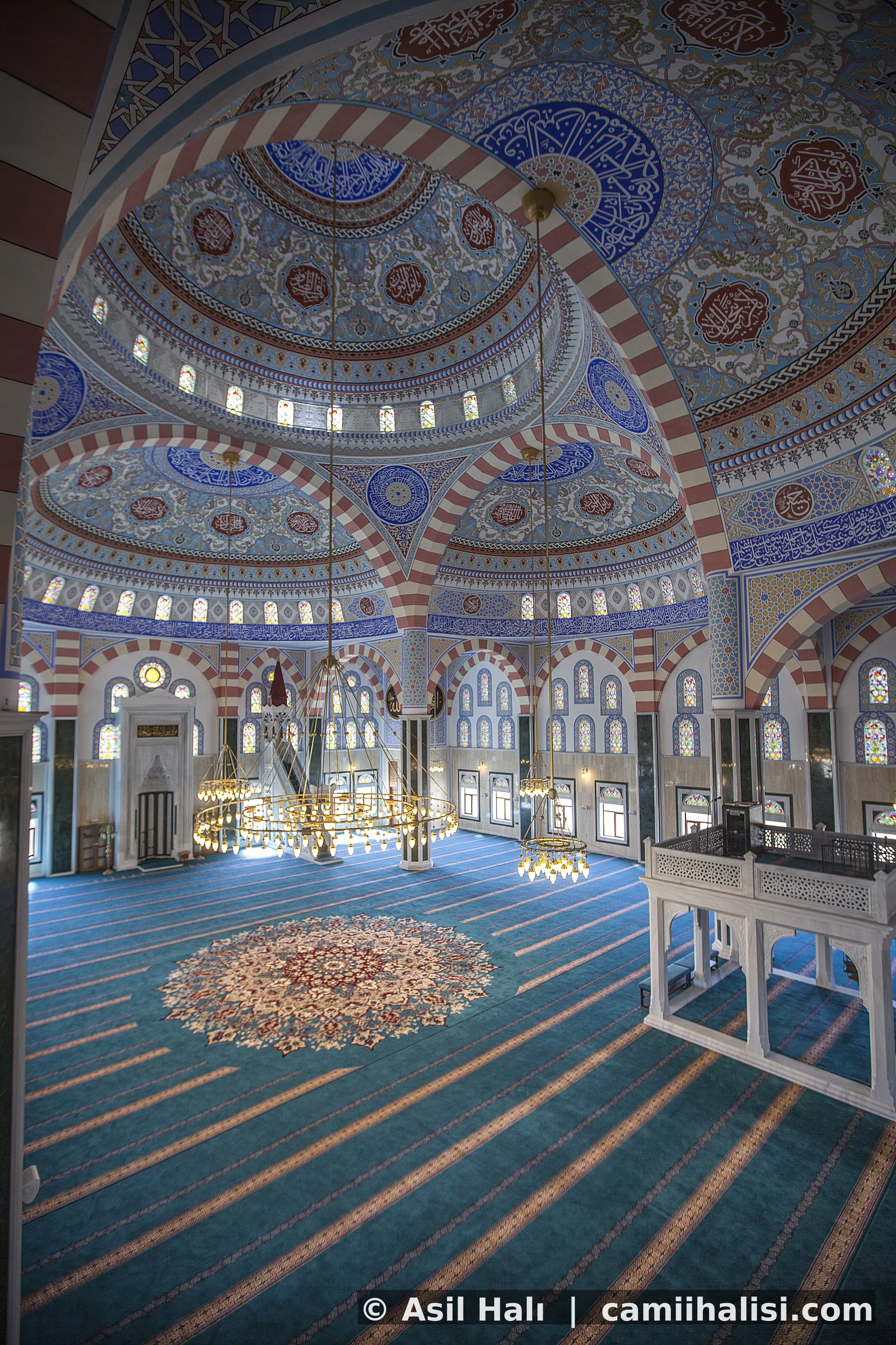 Tamamlanan cami halısı projesi 5