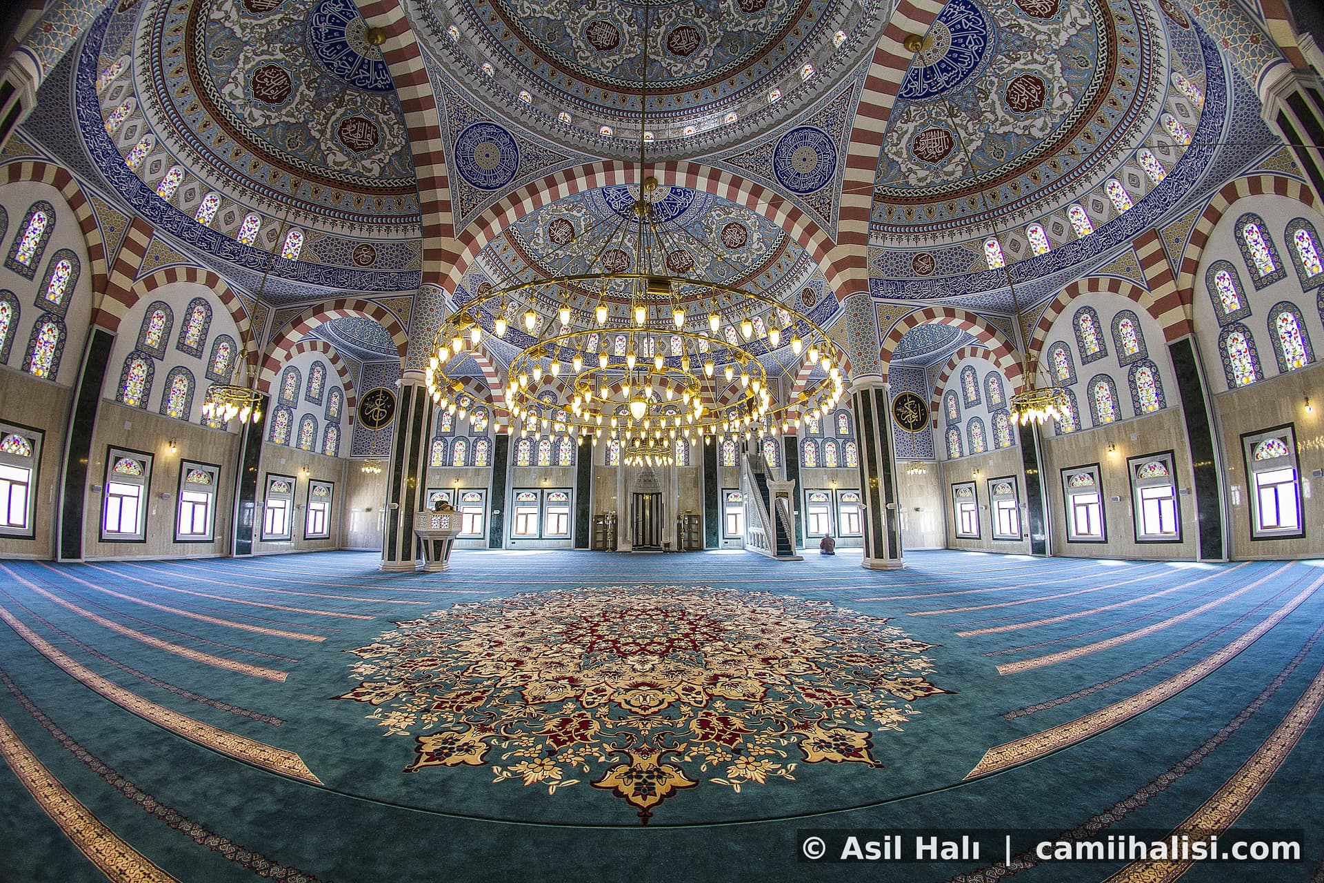 Tamamlanan cami halısı projesi 6