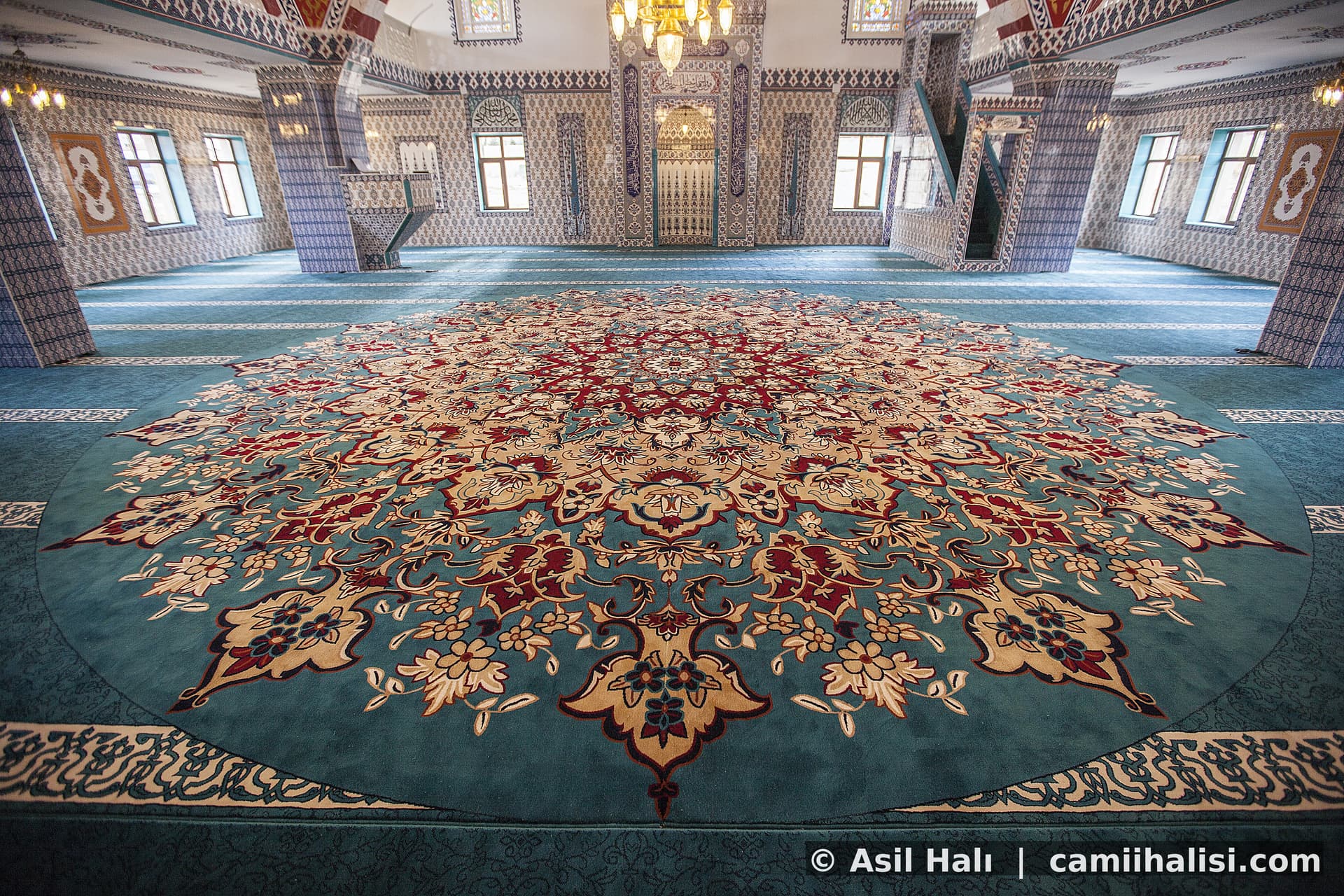 Tamamlanan cami halısı projesi 10