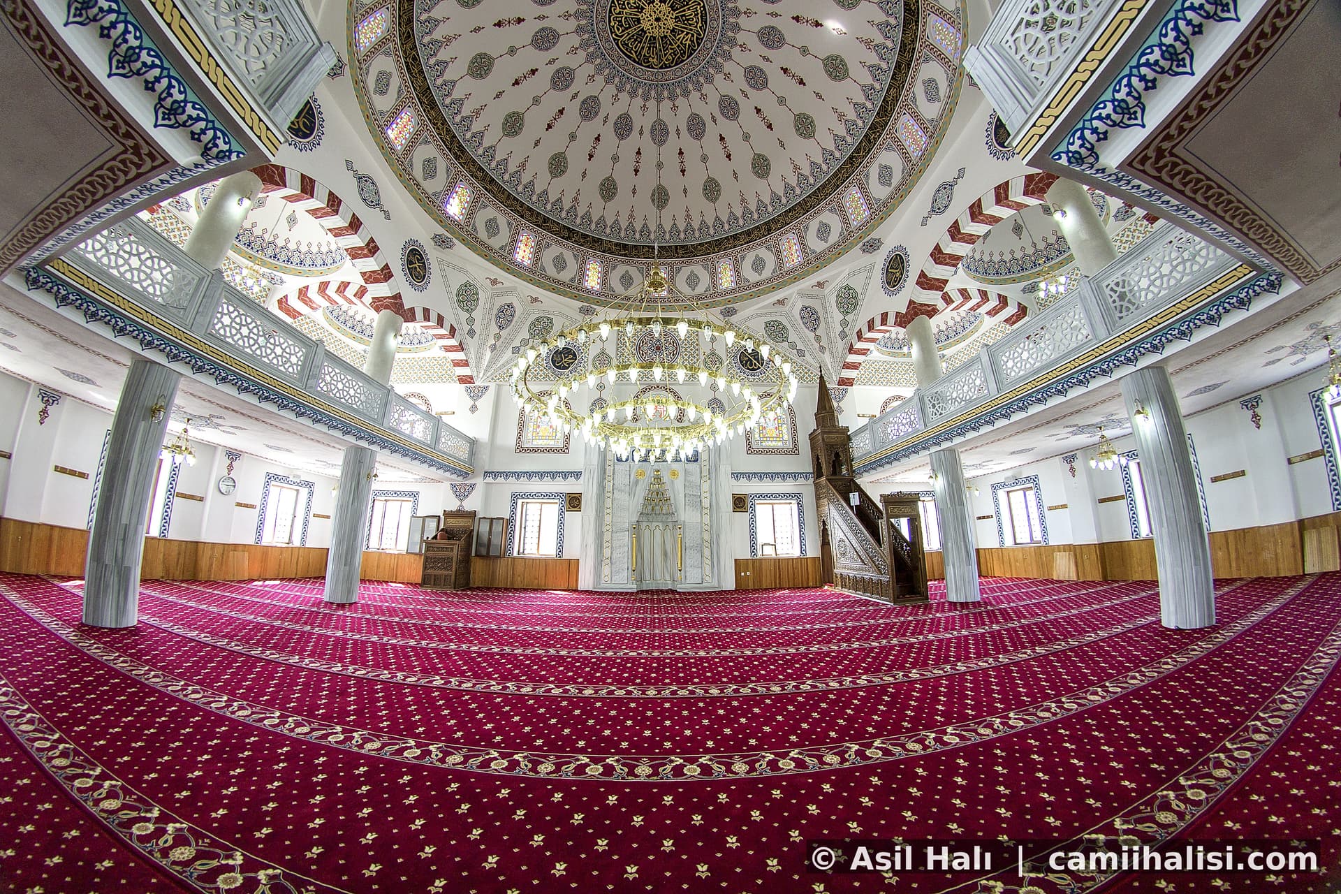 Cami halısı tamamlanan proje — Asil Halı kalite ve dayanıklılık
