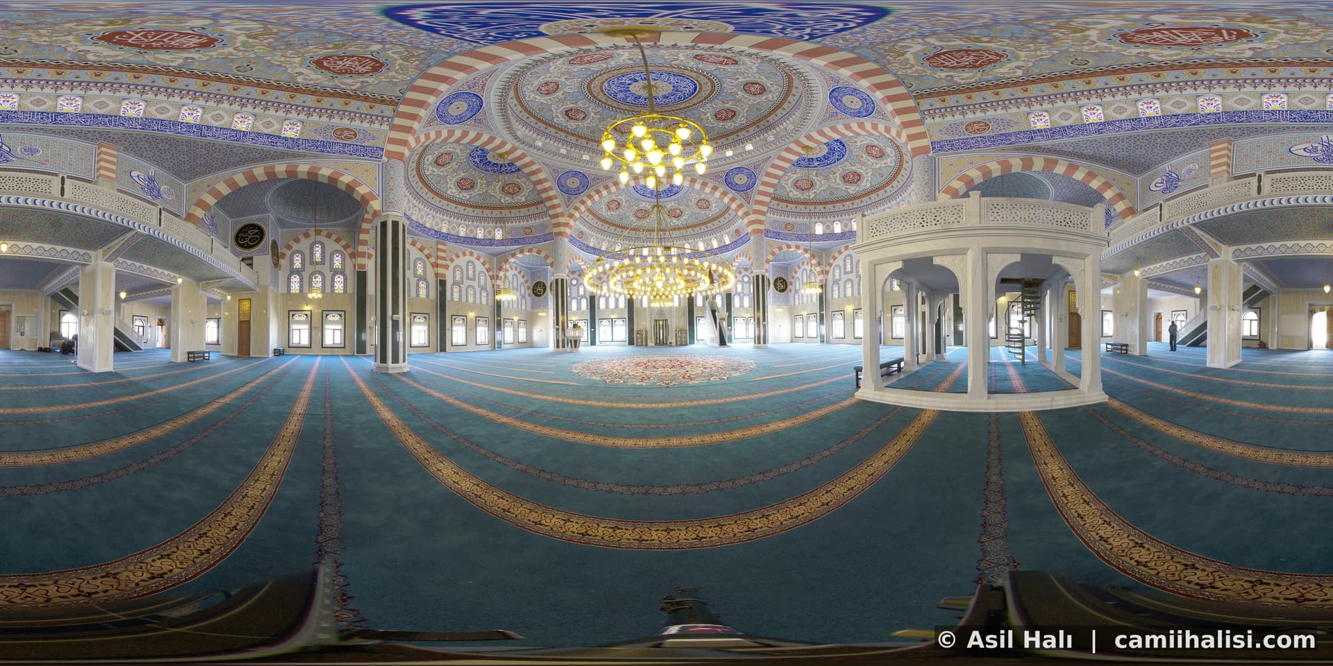 Tamamlanan cami halısı projesi 11