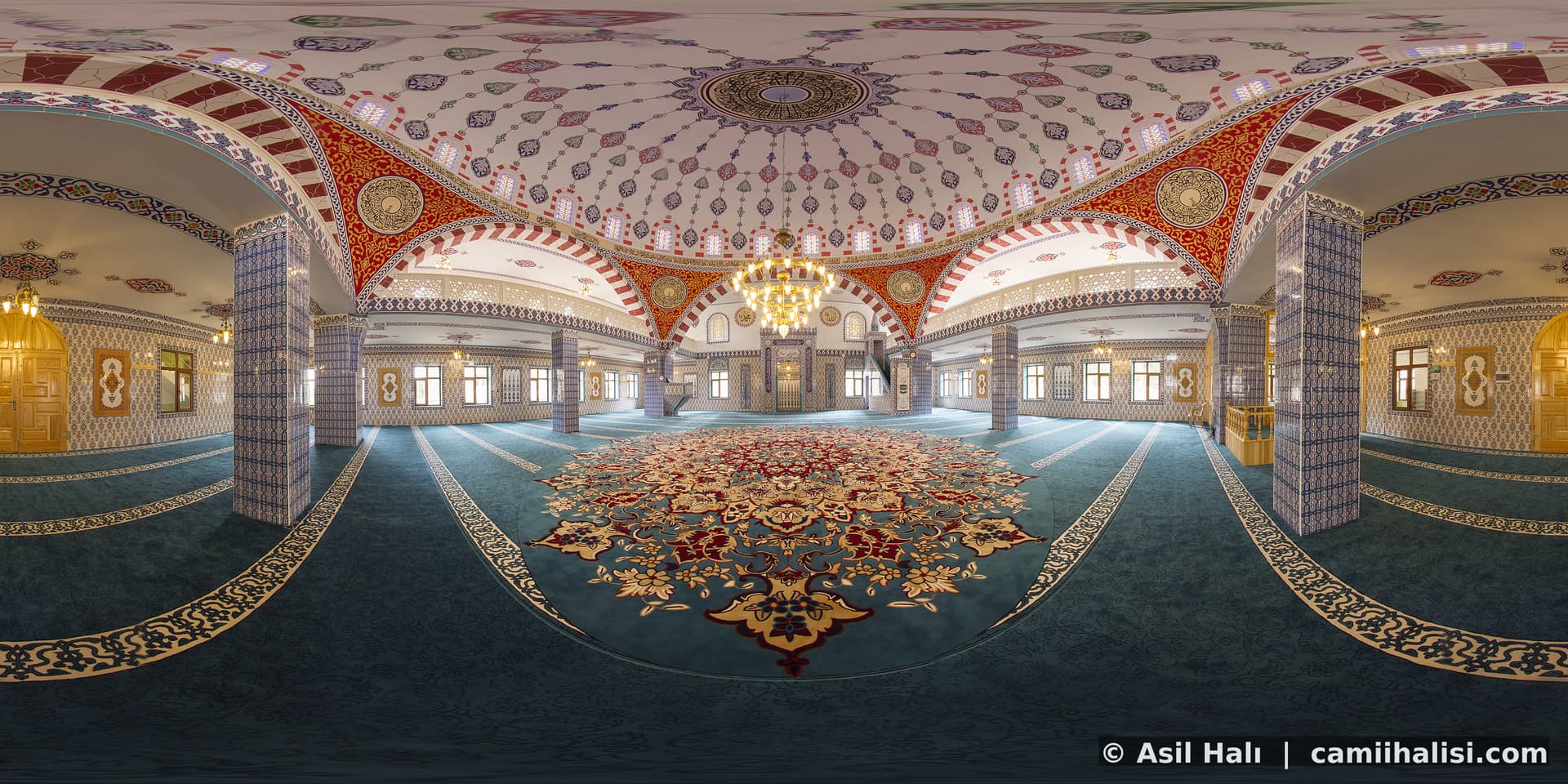 Tamamlanan cami halısı projesi 12