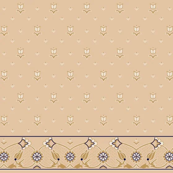 Saflı cami halısı S101 desen Bej renk