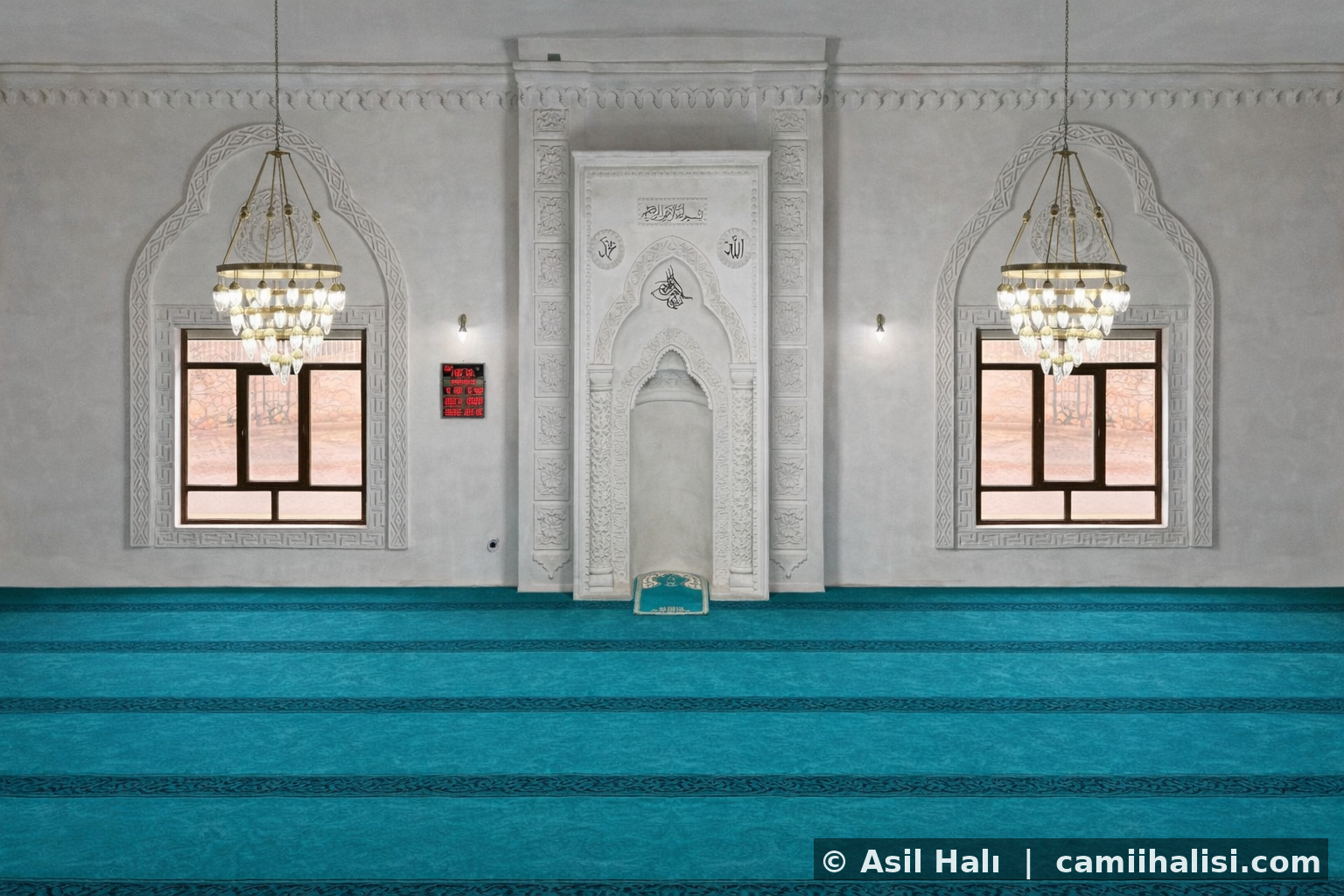 Güzel bir cami iç mekanı