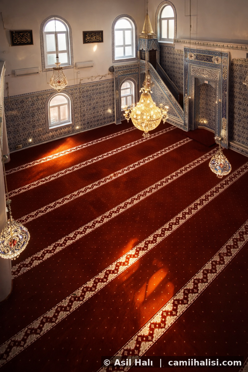 Seccadeli Akrilik Cami Halısı