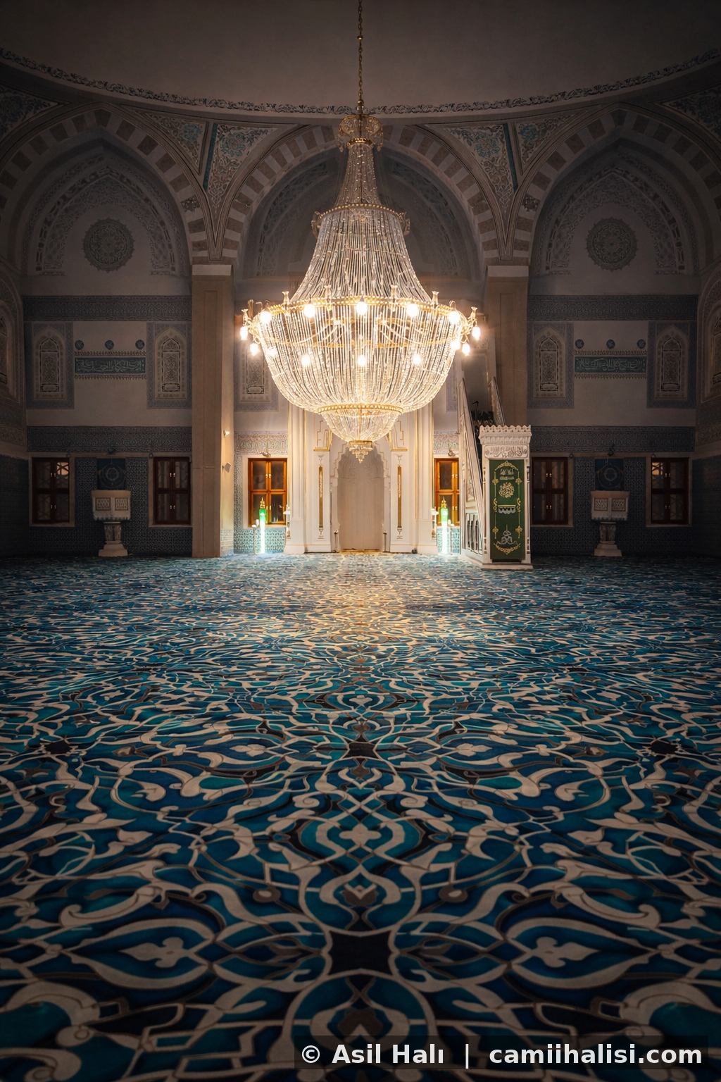 Özel Desen & Renk Axminster Cami Halısı